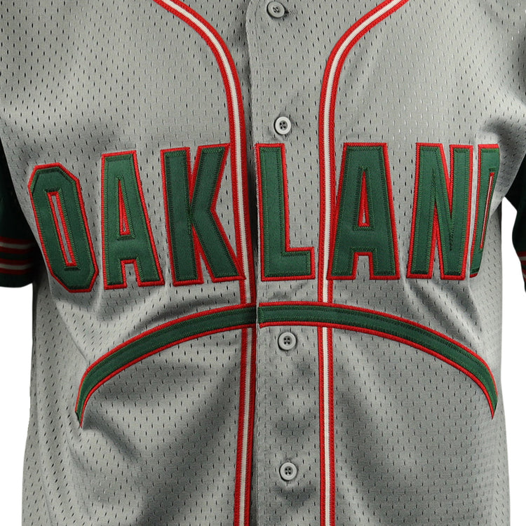 Oakland Oaks EFF DNA Replica Button-Up Mesh Jersey