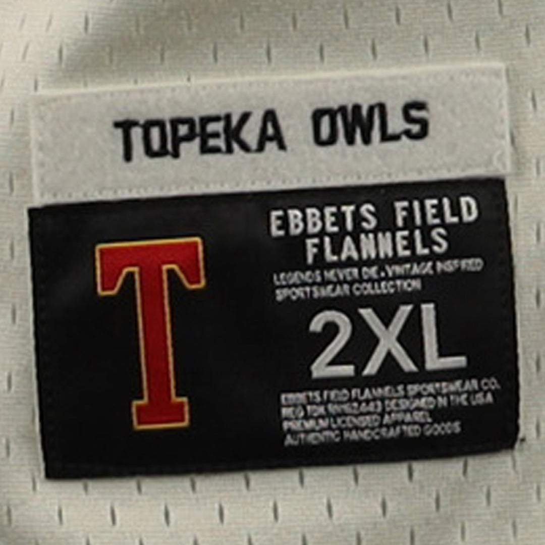 Topeka Owls EFF DNA Replica Button-Up Mesh Jersey