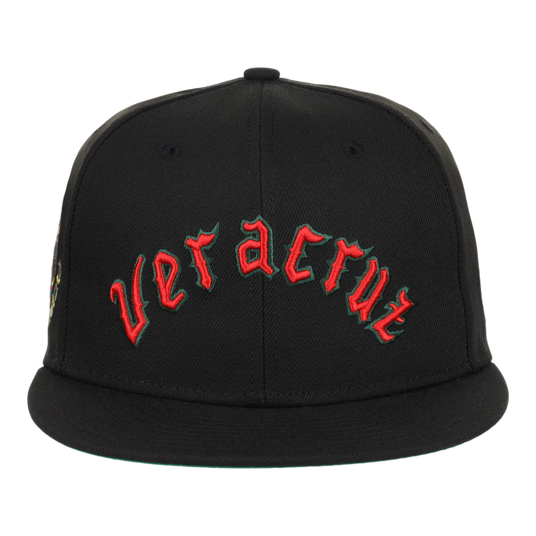 Veracruz Azules NLB Team Color Fitted Ballcap - Ebbets Field Flannels