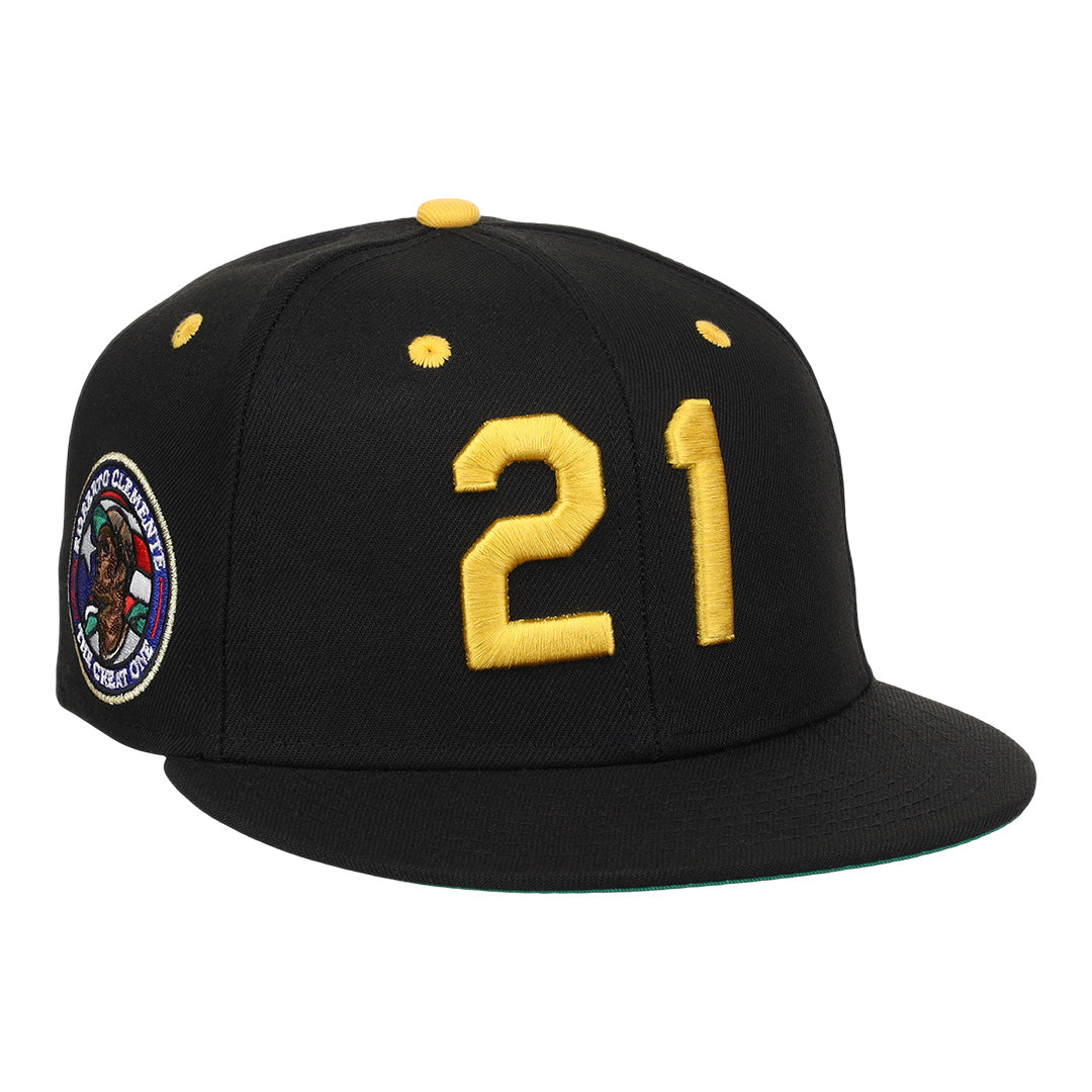 Roberto Clemente EFF Signature Series Fitted Ballcap - Black