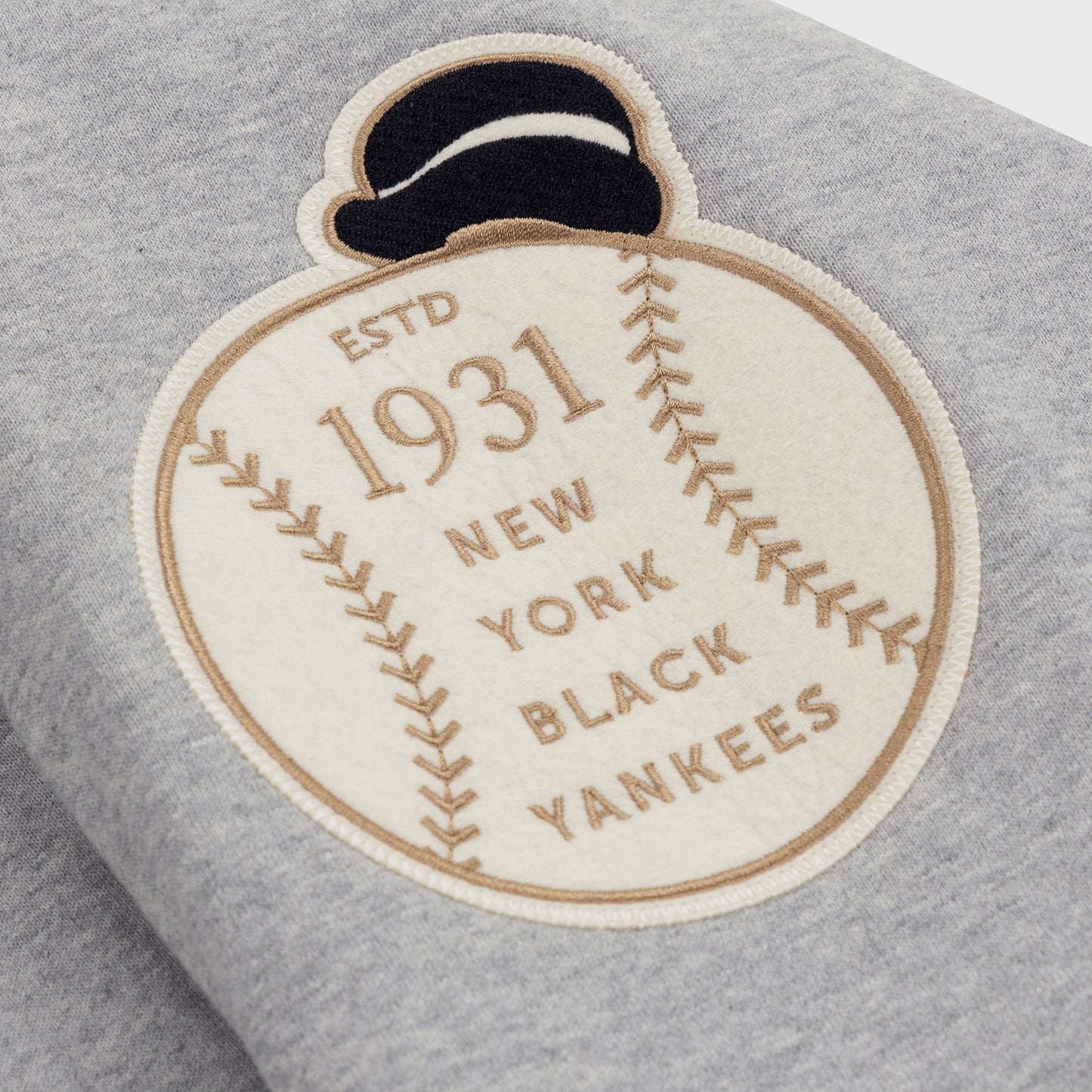 New York Black Yankees Vintage Inspired NLB Colorblock Hoodie