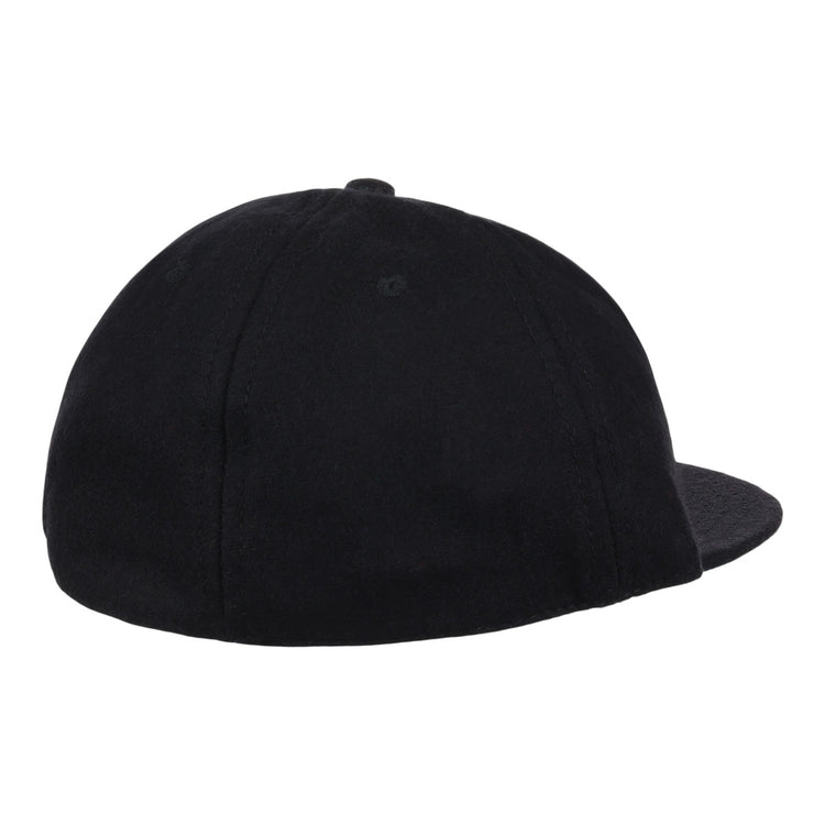 The EFF Jackson Generals 1953 Vintage Ballcap is displayed from the back and slightly to the side on a white background. The black wool cap features a clean design with no visible logos, patterns, or adjustable strap.
