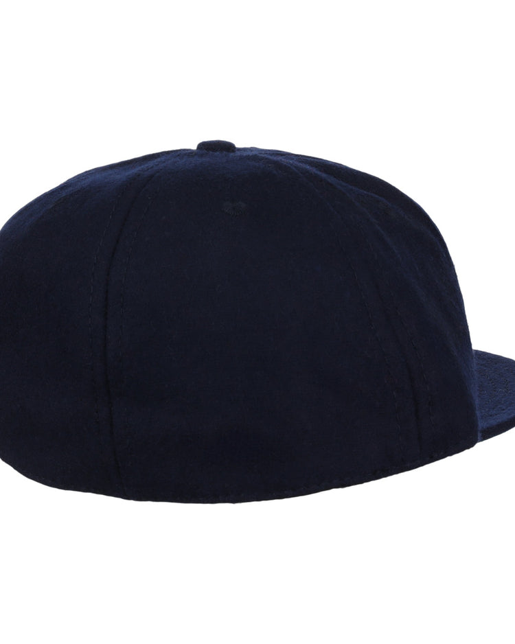 The EFF Winston-Salem Red Sox 1966 Vintage Ballcap is a plain dark navy blue cap with a curved brim and top button, shown from the back and side, featuring no visible logos or designs for an authentic vintage look.