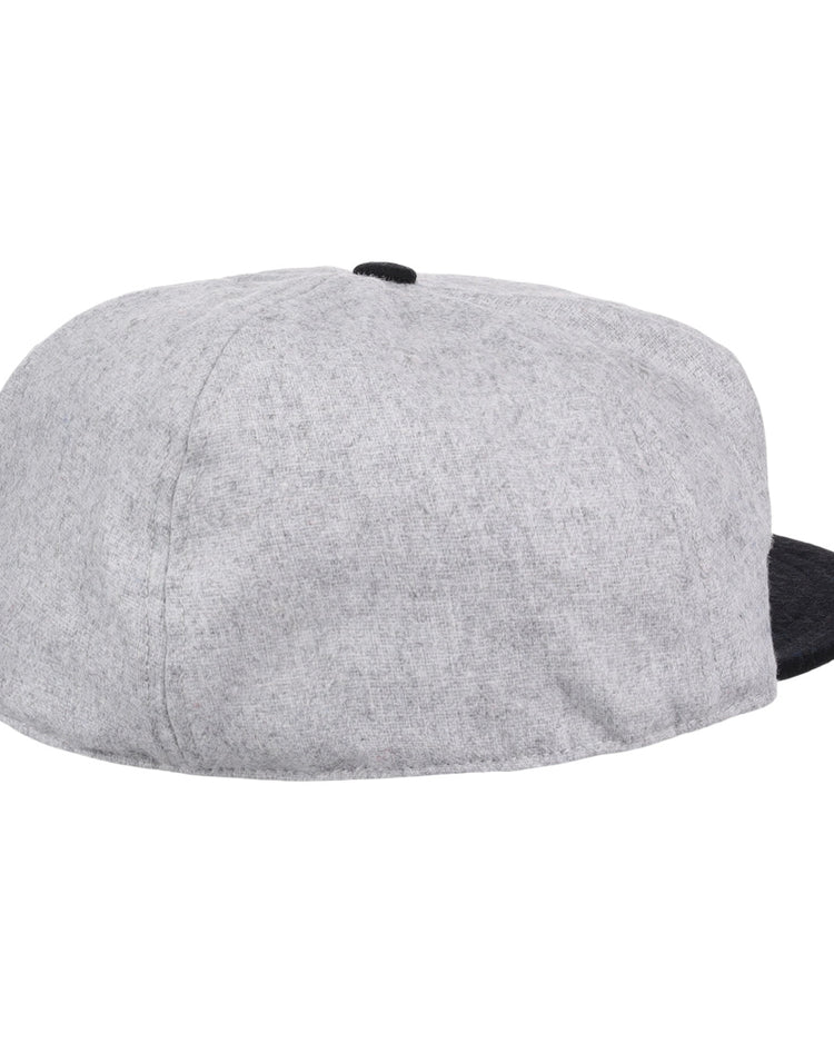 The St. Paul Gophers 1909 Vintage Ballcap by Ebbets Field Flannels is a light gray cap with a black brim, displayed from the back and side against a white background.