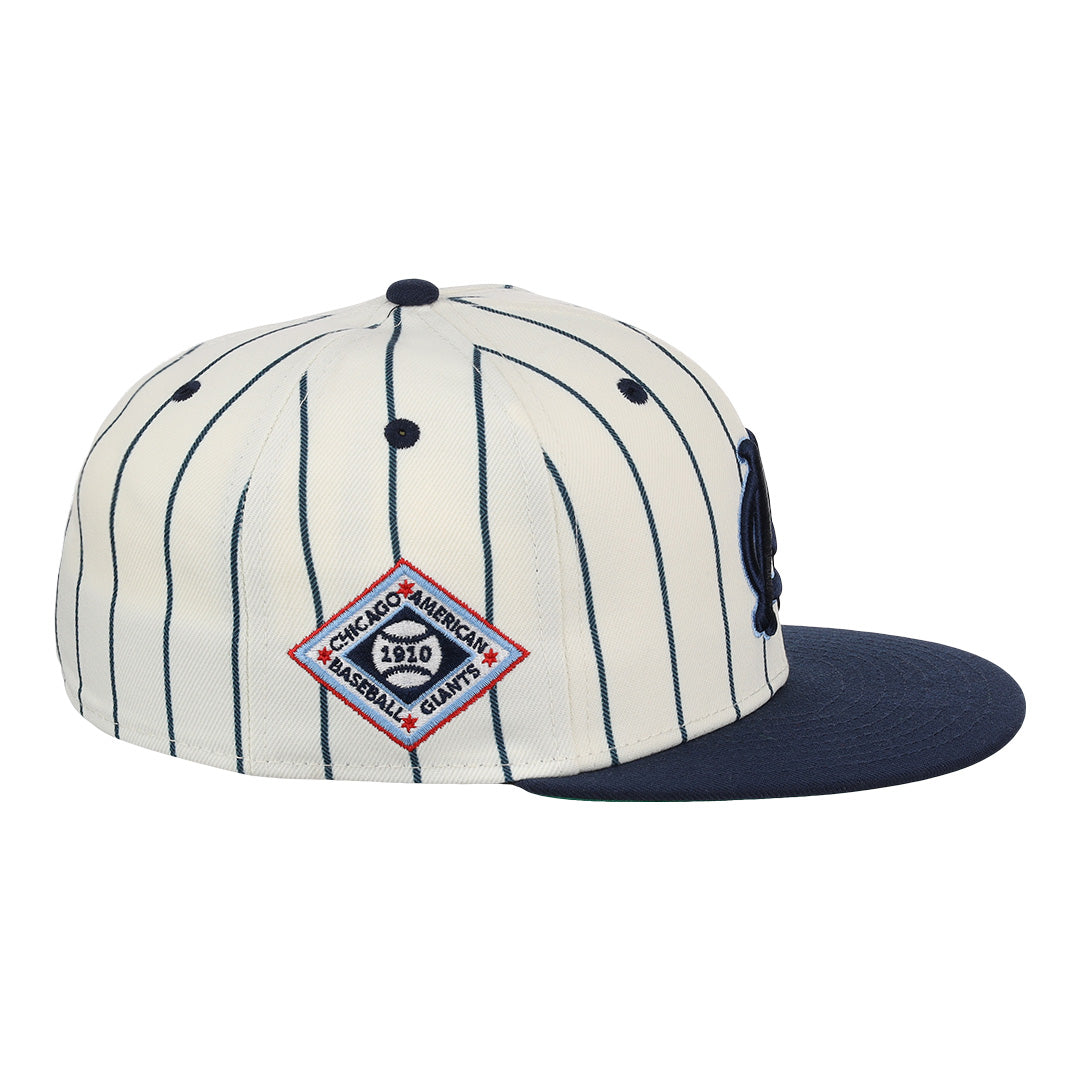 Chicago American Giants NLB Pinstripe Fitted Ballcap
