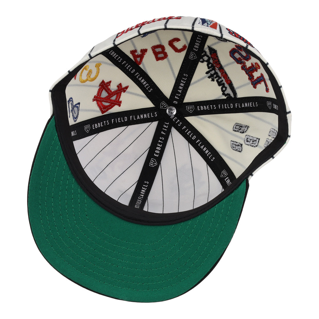 Negro League Baseball NLB Pinstripe Fitted Ballcap