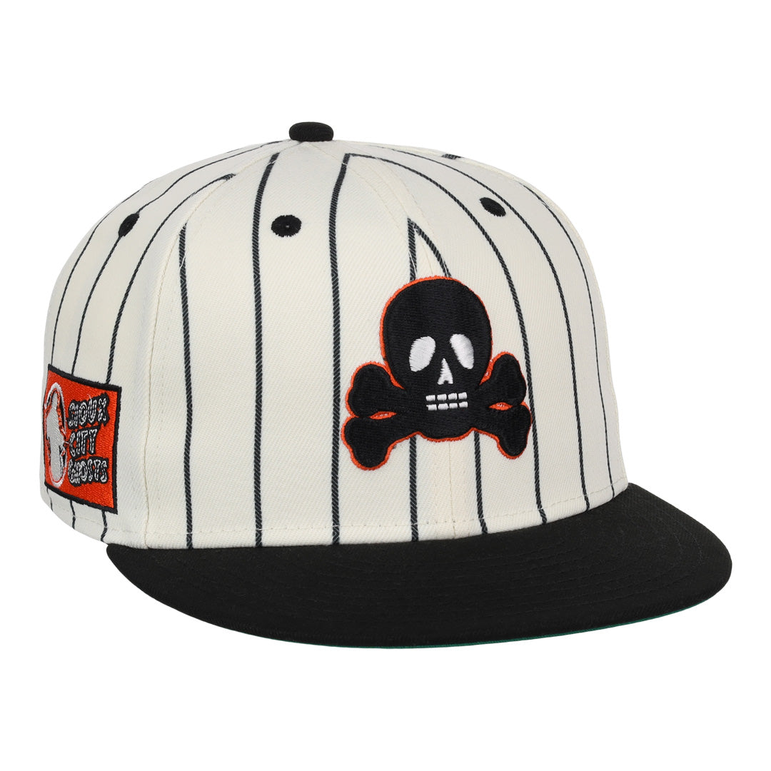 Sioux City Ghosts EFF Pinstripe Fitted Ballcap