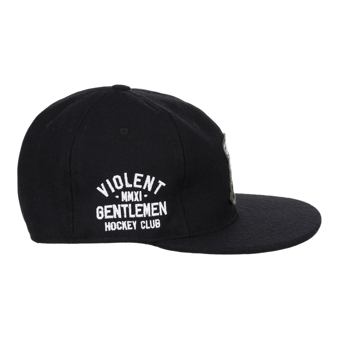 Violent Gentlemen x EFF Collection Wool Ballcap - Black