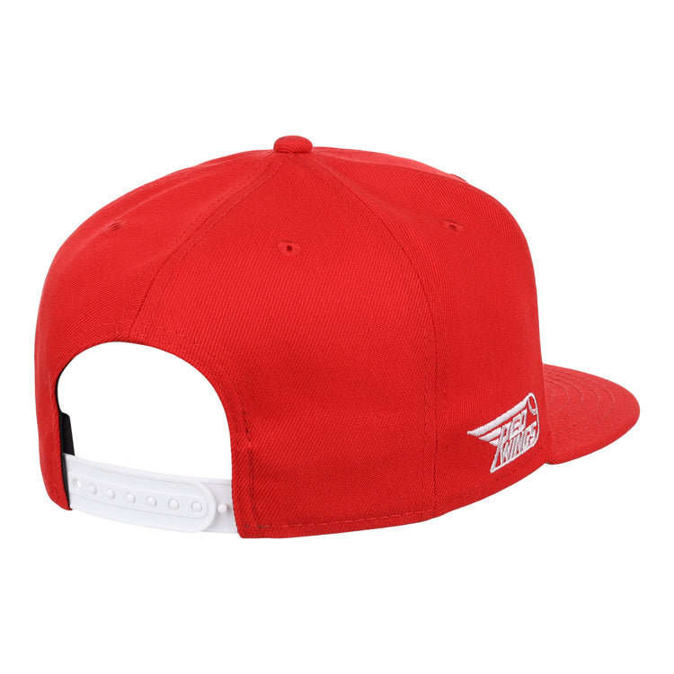 The Ebbets Field Flannels Rochester Red Wings EFF MiLB Vintage Snapback is a red cap from the Vintage Minor League collection, shown from the back with a white adjustable strap and a small white and red embroidered side logo.
