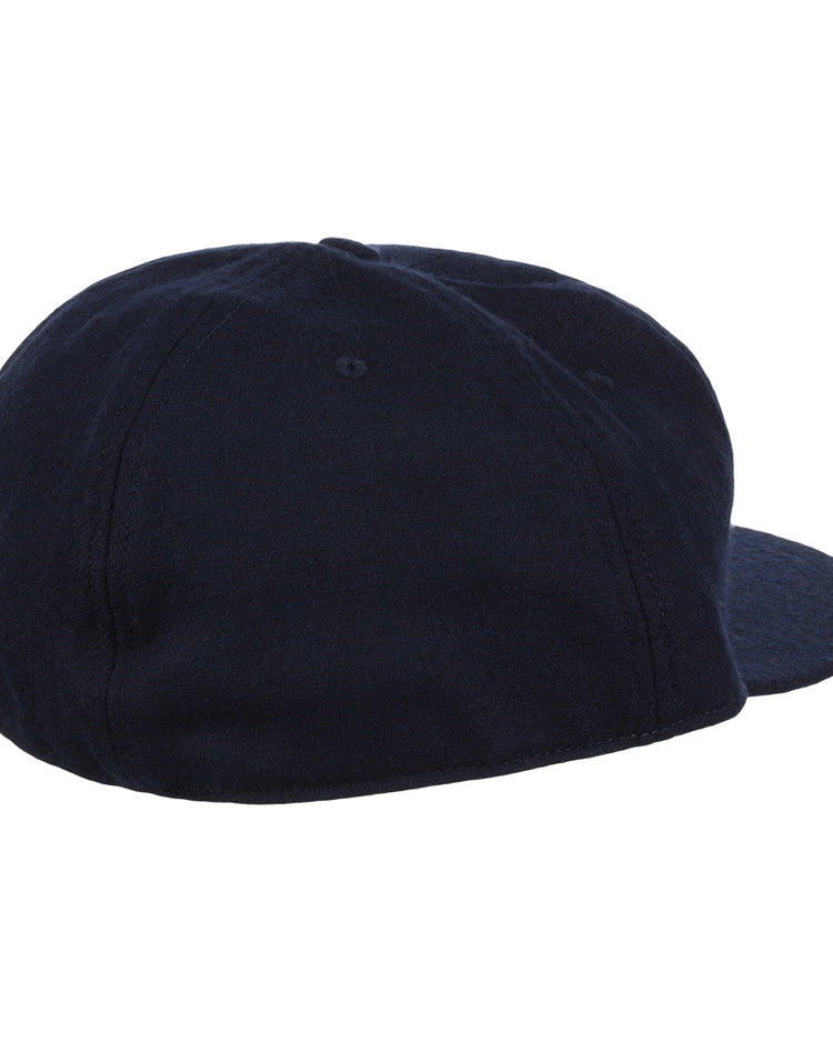 The EFF University of Nevada Wolf Pack Collegiate Wool Ballcap, in plain dark navy, is shown from the back and side to display the crown and brim against a white background.