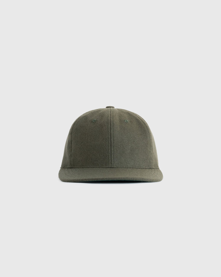 Olive Wool Ballcap