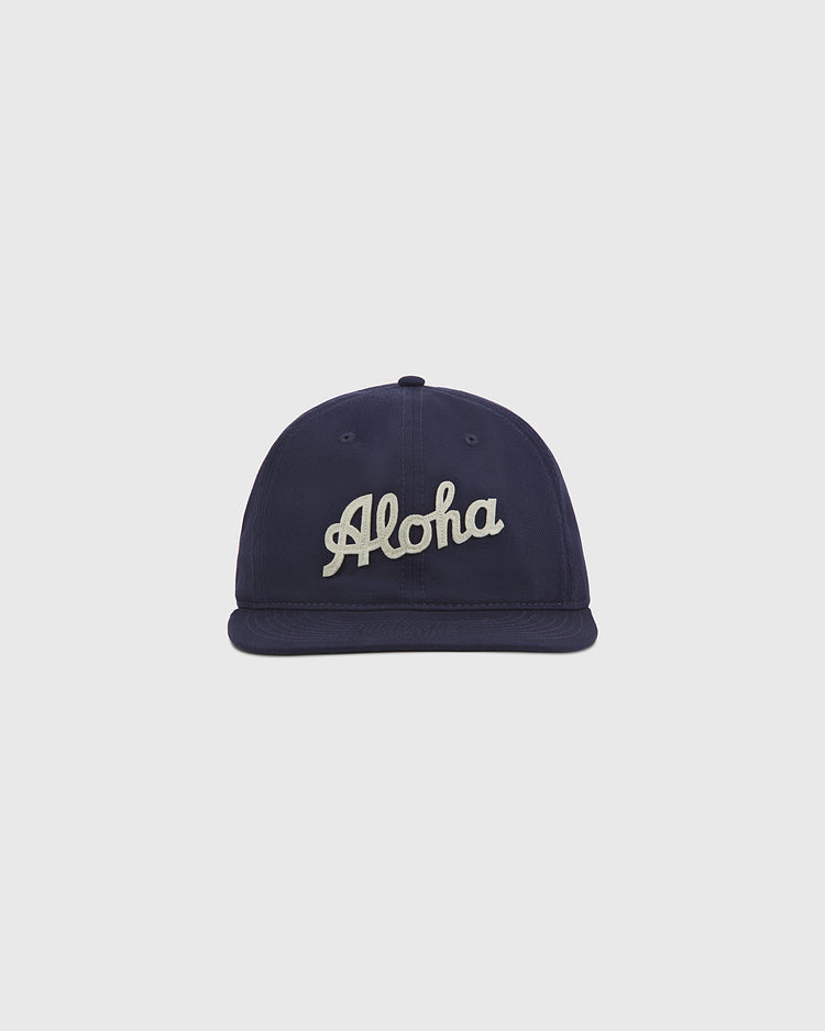 The Ebbets Field Aloha 100th Infantry 1942 Cotton Twill Ballcap features white 