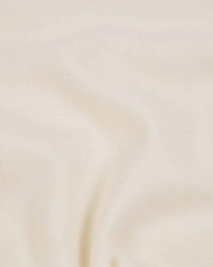 Close-up view of an off-white wool Chicago American Giants 1935 Authentic Wool Home Jersey with gentle folds.