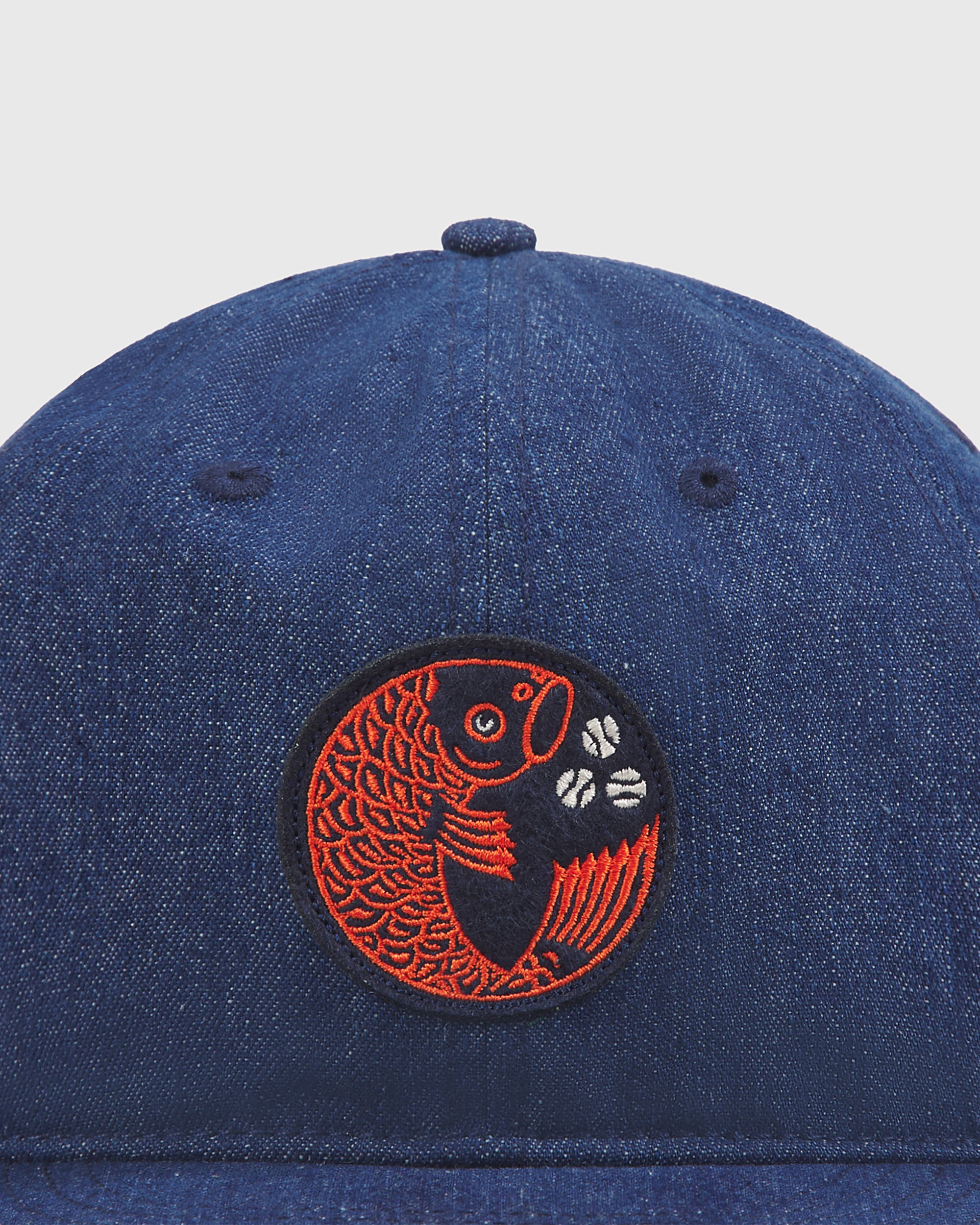 Hiroshima Carp Indigo Cotton Denim Twill Ballcap – Ebbets Field