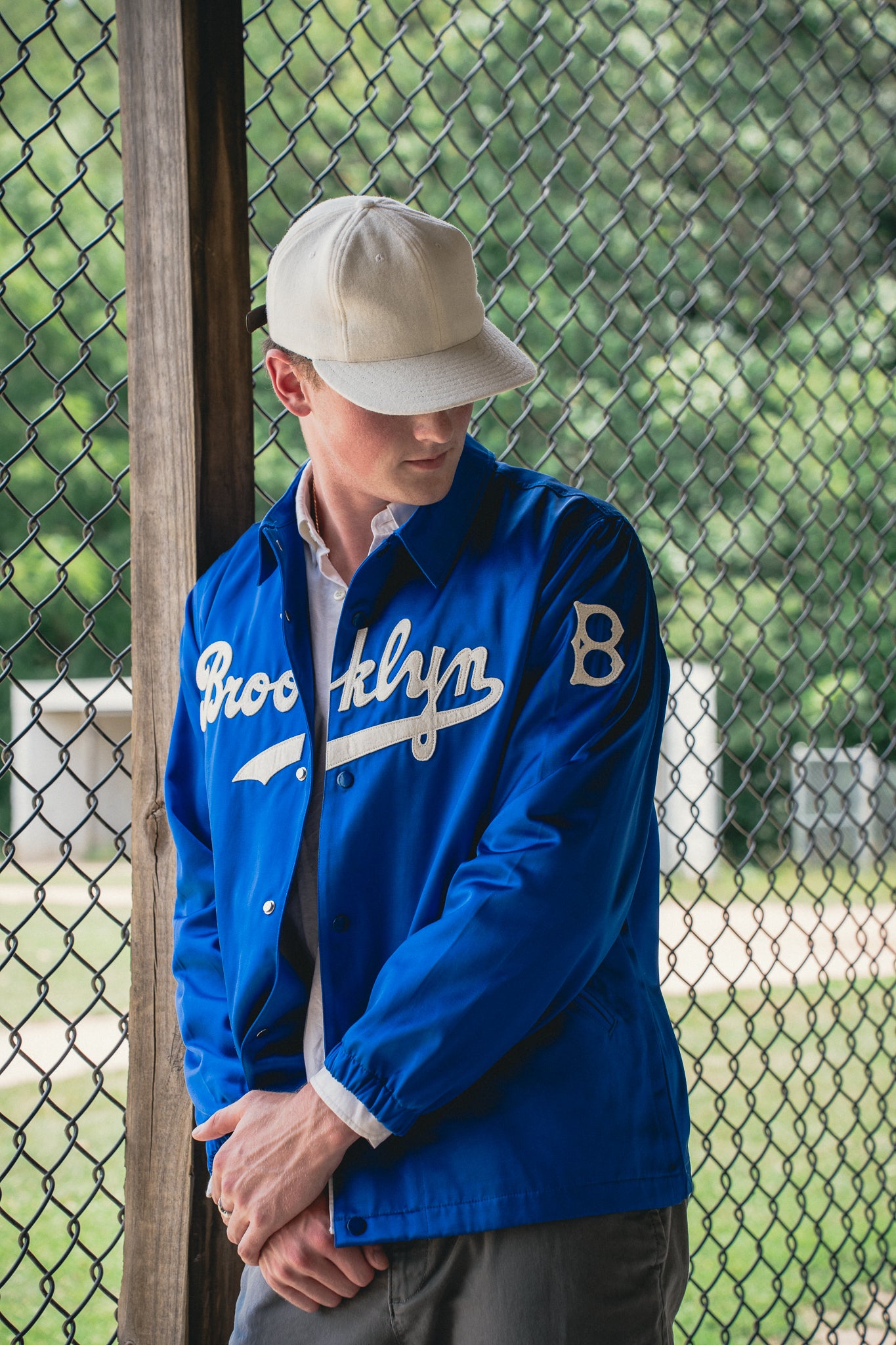 Brooklyn Dodgers 1945 Satin Windbreaker – Ebbets Field Flannels