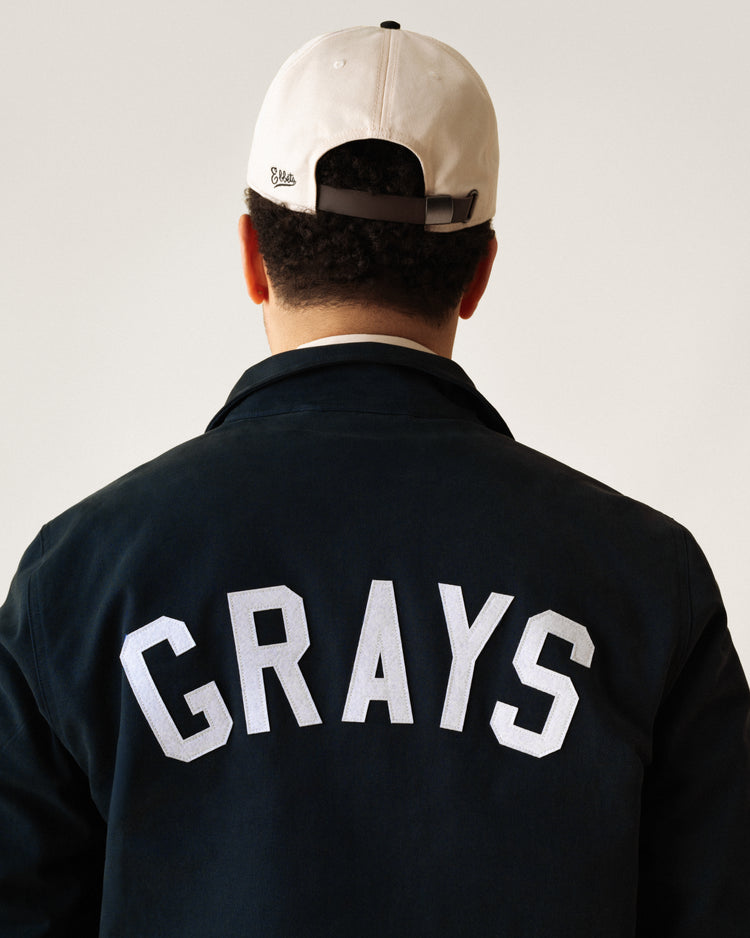 Homestead Grays Cotton Grounds Crew Jacket