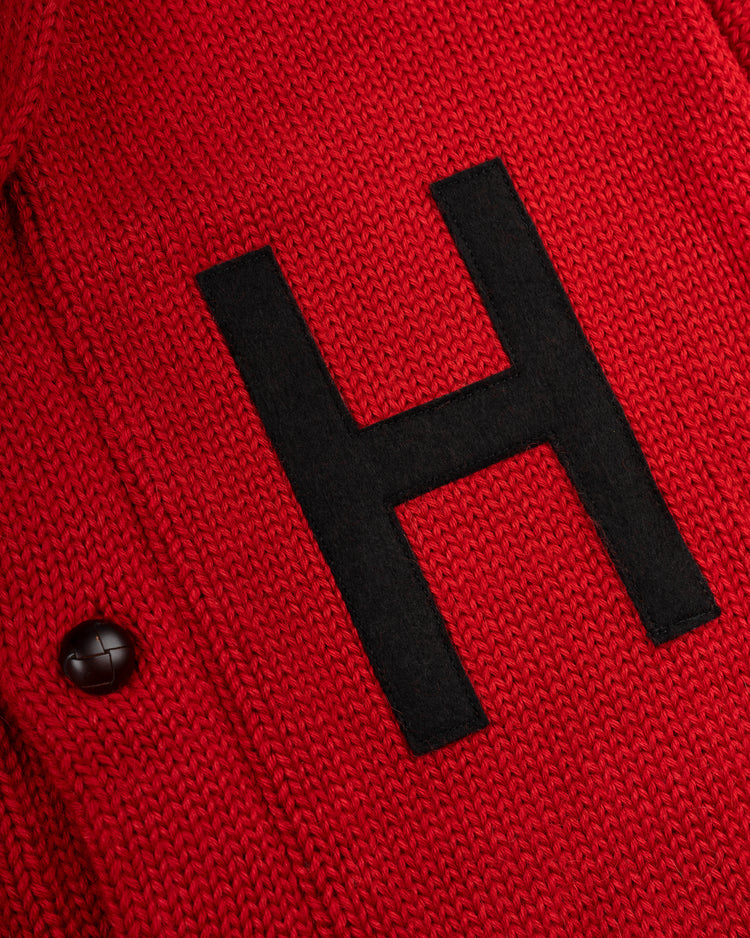 Harvard University 1940 Wool Shawl Collar Sweater