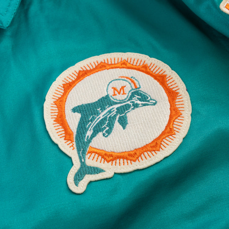 Miami Dolphins Satin Windbreaker