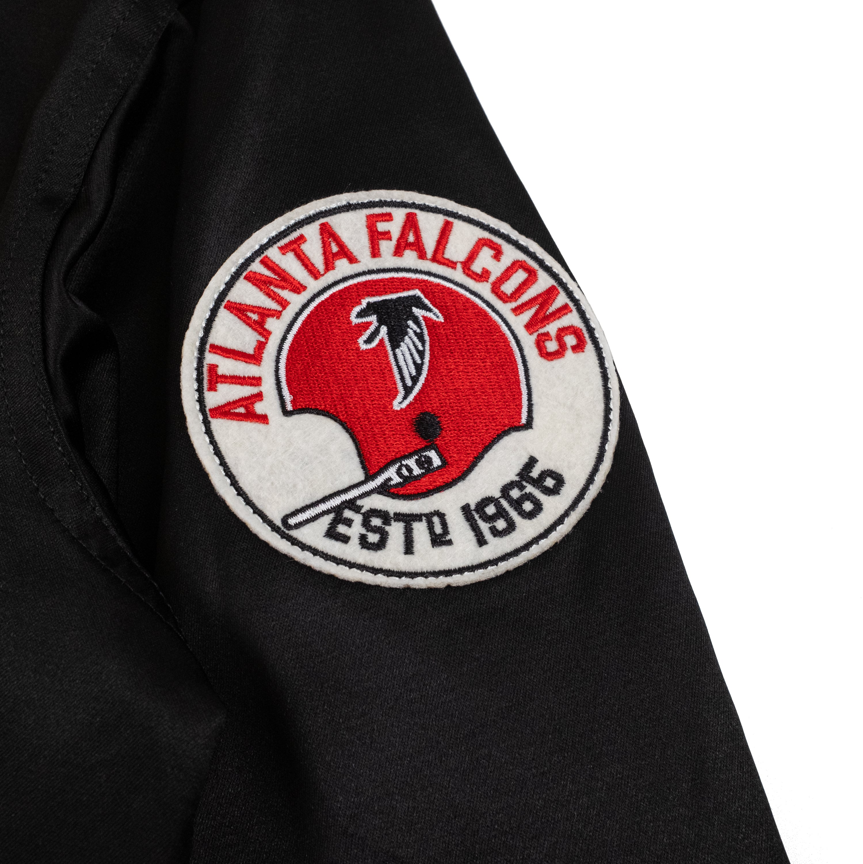 Atlanta Falcons Satin Windbreaker Ebbets Field Flannels