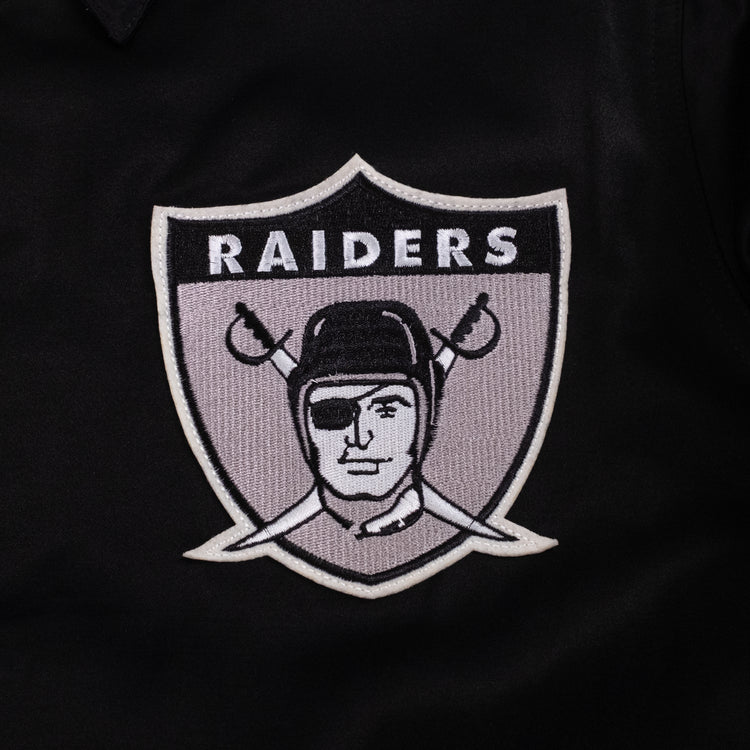 Oakland Raiders Satin Windbreaker