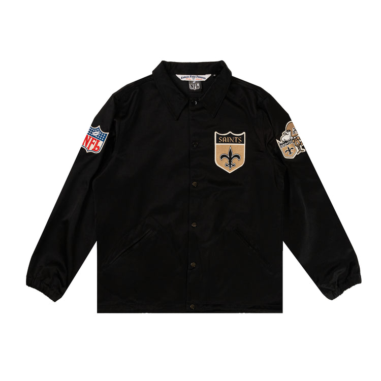 New Orleans Saints Satin Windbreaker
