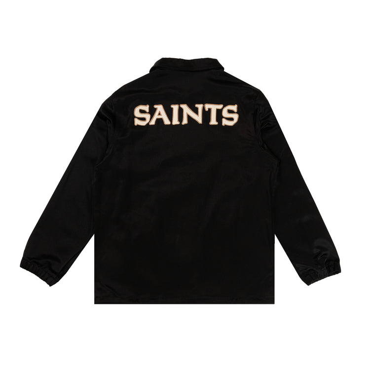 New Orleans Saints Satin Windbreaker