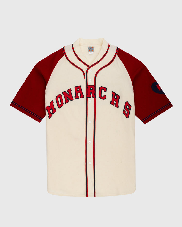 Kansas City Monarchs 1942 Authentic Wool Home Baseball Jersey