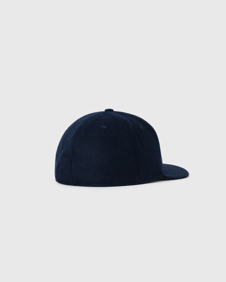 Navy Wool Ballcap