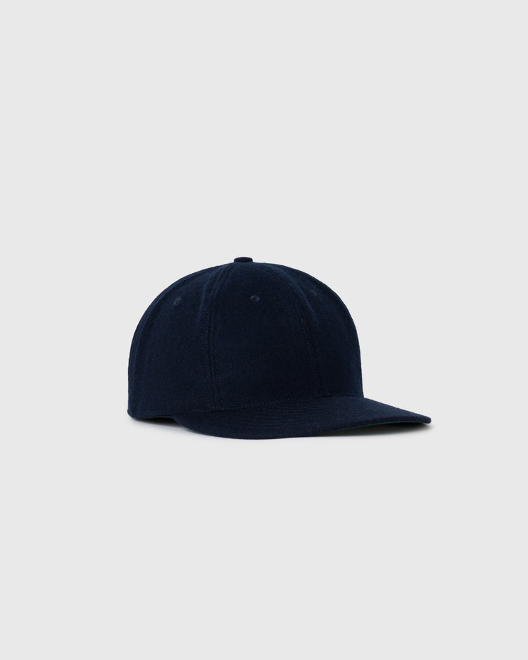 The EFF Navy Wool Ballcap is shown against a light gray background.