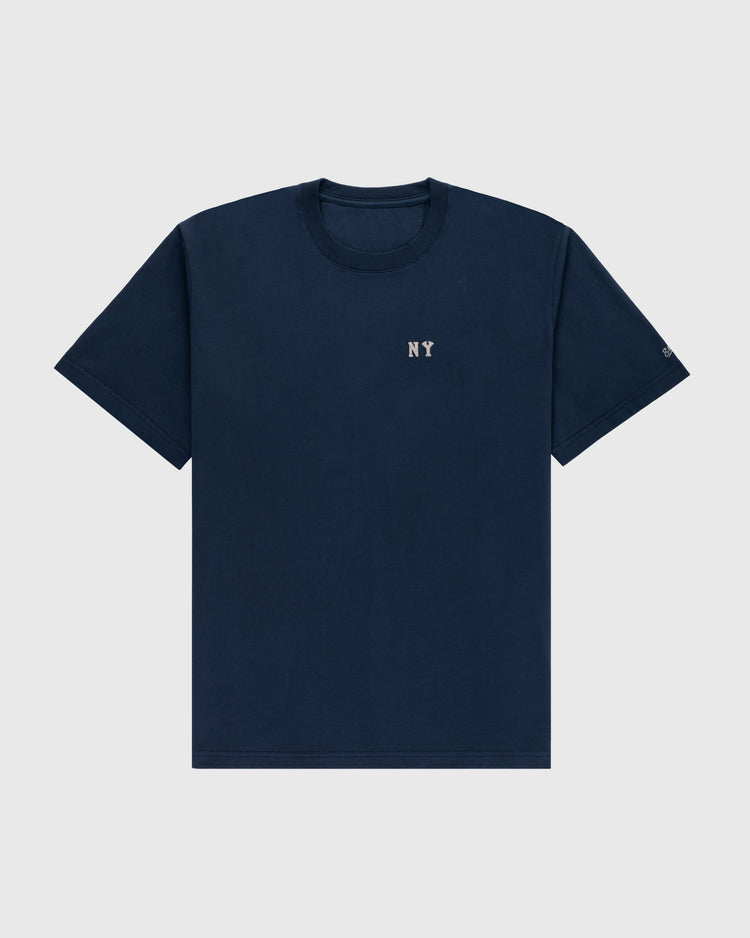 New York Black Yankees Embroidered 'NY' Short Sleeve Tee