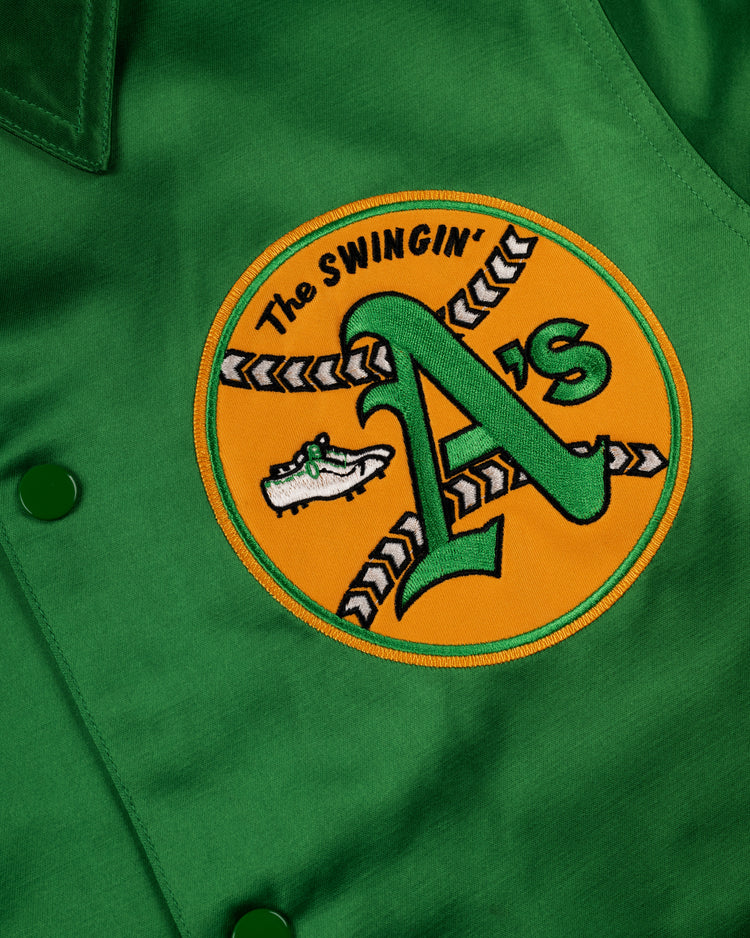 Oakland Athletics 1971 Authentic Satin Windbreaker Jacket