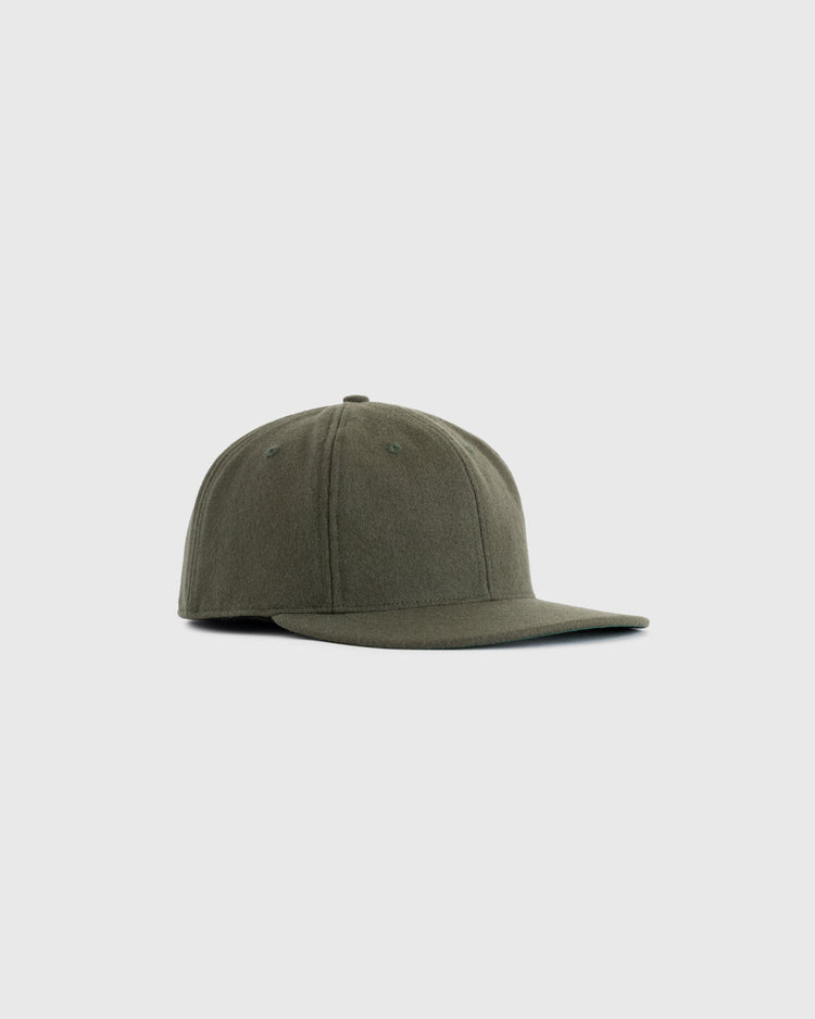 Olive Wool Ballcap