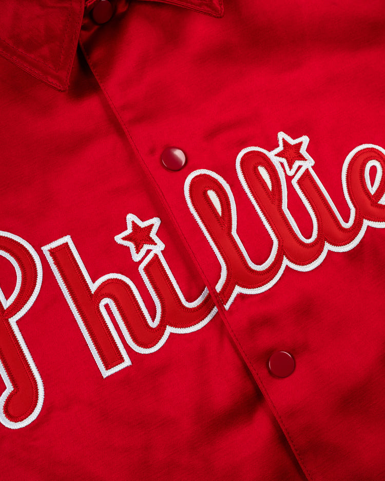 Philadelphia Phillies 1950 Satin Windbreaker Jacket