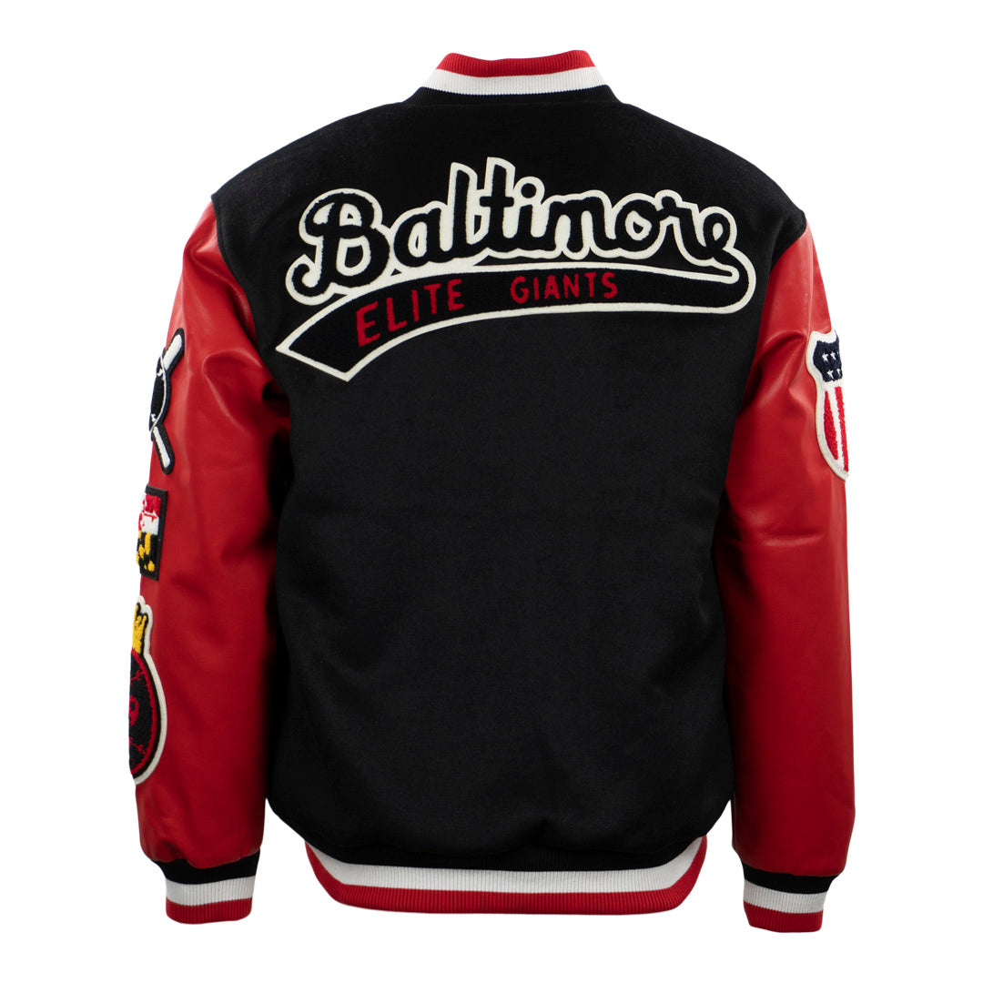 Baltimore Elite Giants Vintage Inspired Varsity Jacket