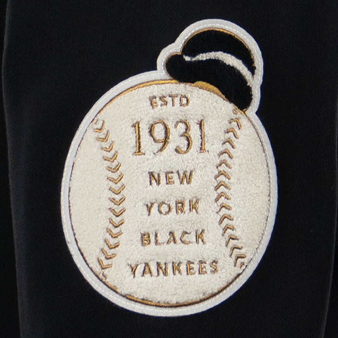 New York Black Yankees Vintage Inspired Four Bagger Hoodie
