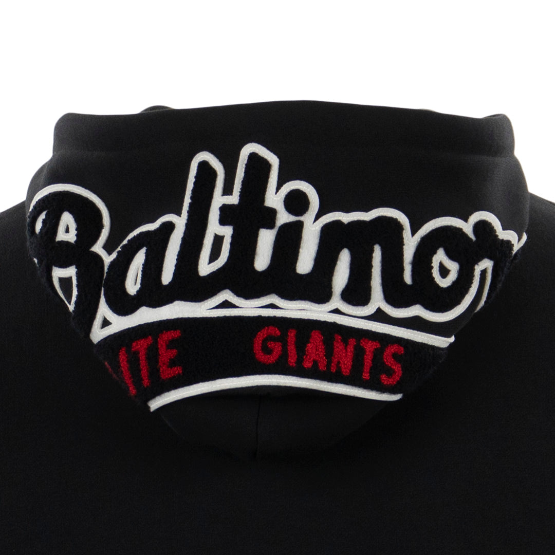 Baltimore Elite Giants Vintage Inspired Four Bagger Hoodie