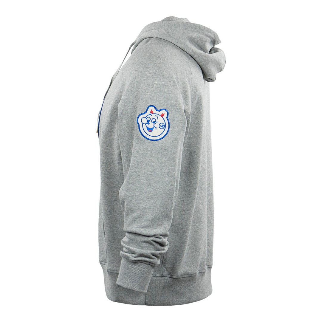 Reddy Kilowatt French Terry Script Hooded Sweatshirt - Gray