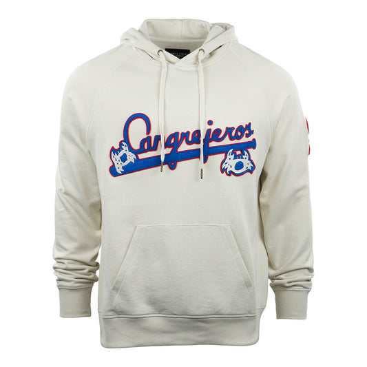 Santurce Cangrejeros French Terry Script Hooded Sweatshirt - Natural