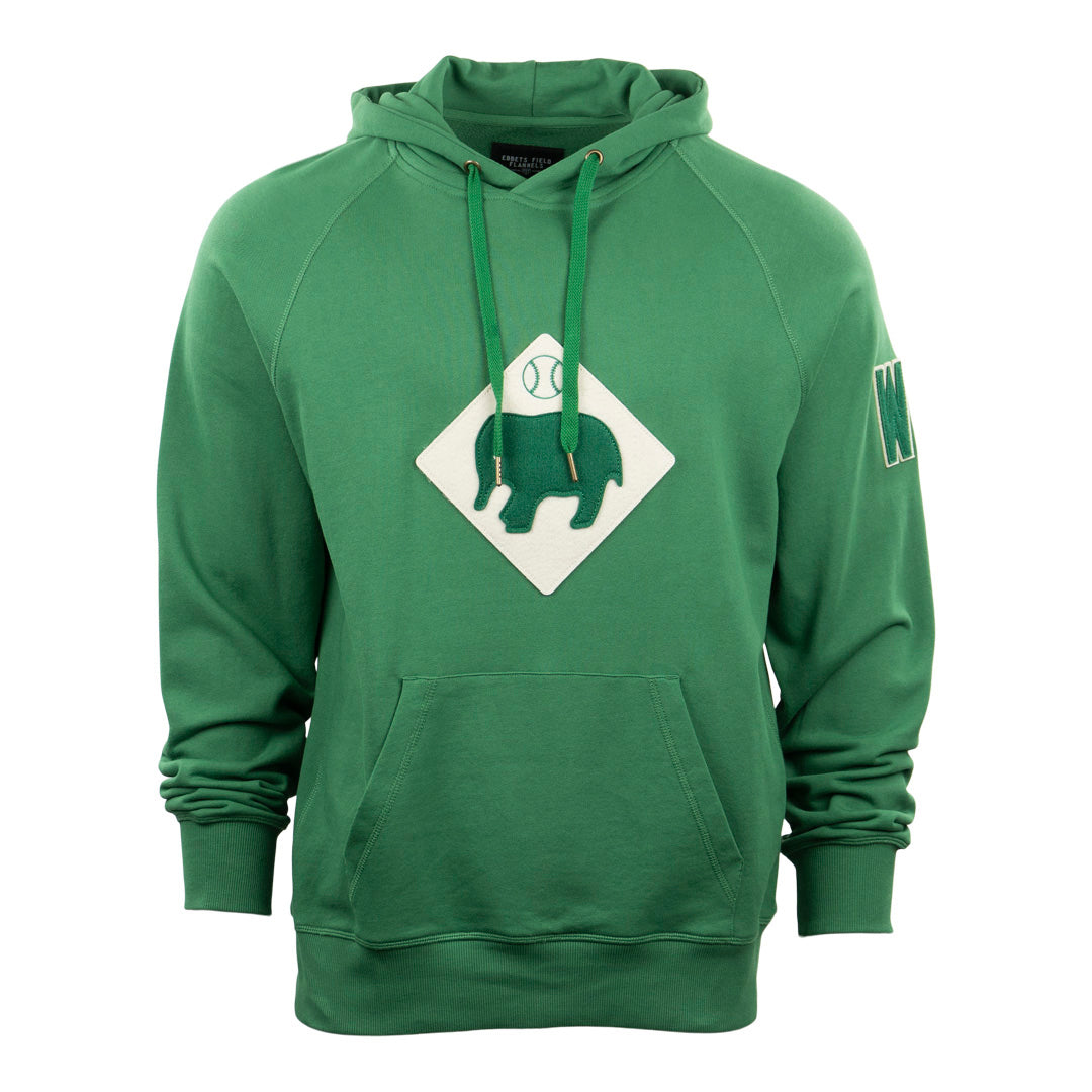 Denver White Elephants French Terry Script Hooded Sweatshirt