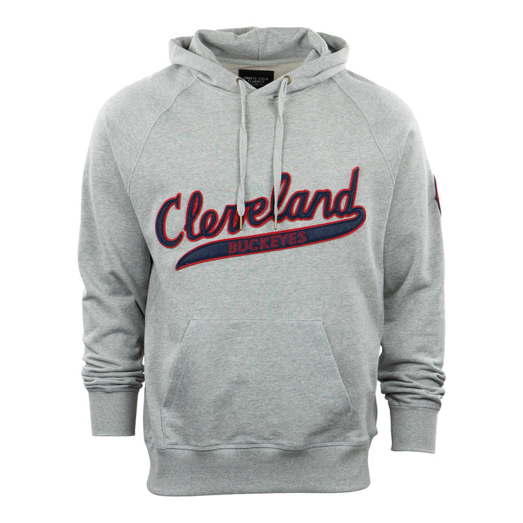 Cleveland Buckeyes French Terry Script Hooded Sweatshirt