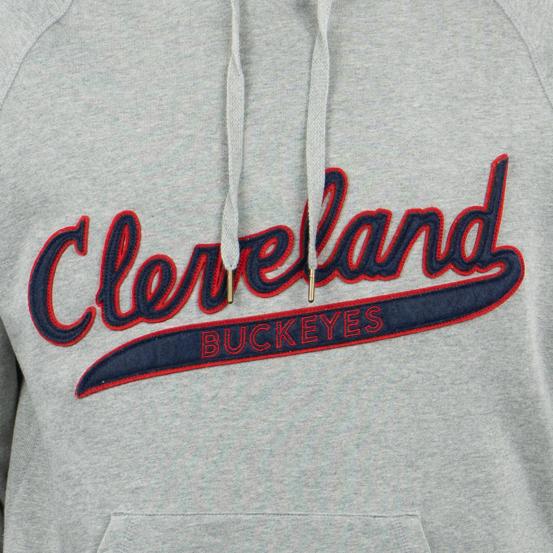Cleveland Buckeyes French Terry Script Hooded Sweatshirt