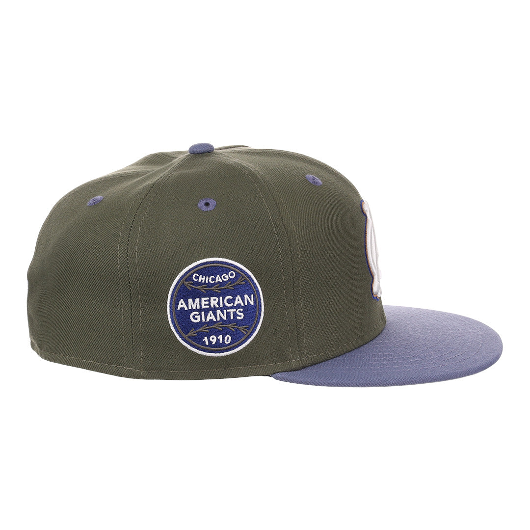 Chicago American Giants NLB Mossy Slate Fitted Ballcap