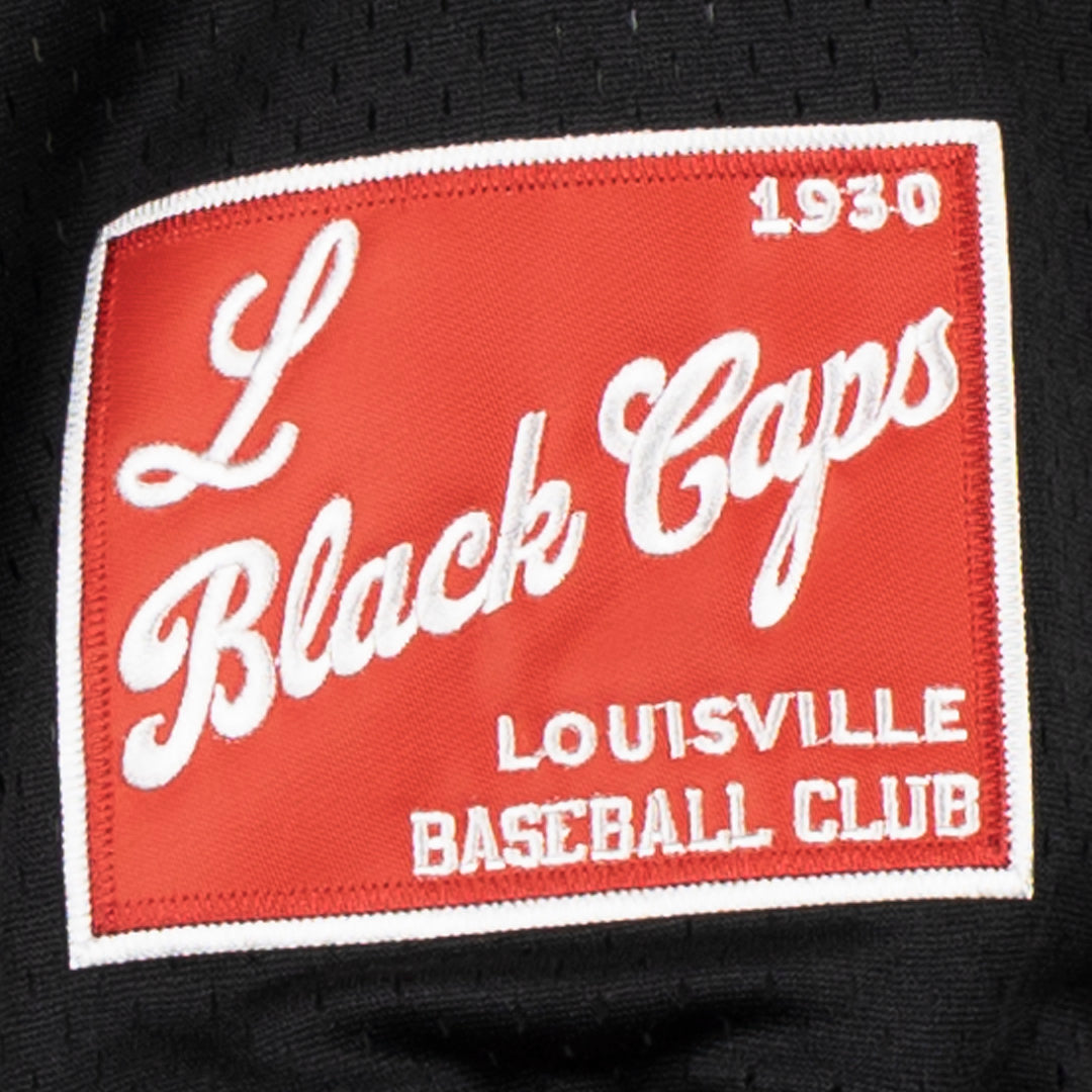 Men's Louisville Black Caps Rings & Crwns Black Replica Mesh Shorts
