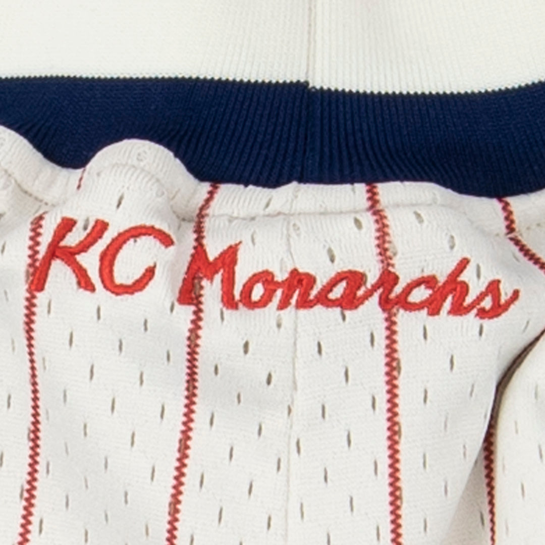 Kansas City Monarchs Vintage Inspired NL Replica Pinstripe Mesh Shorts