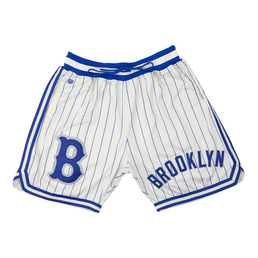 Brooklyn Royal Giants Vintage Inspired NL Replica Pinstripe Mesh Shorts