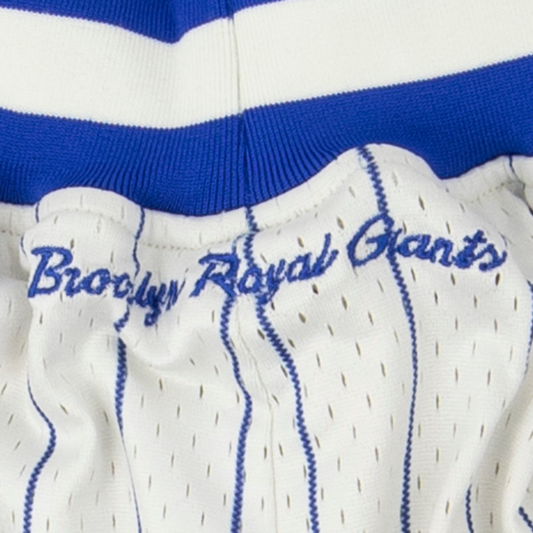 Brooklyn Royal Giants Vintage Inspired NL Replica Pinstripe Mesh Shorts