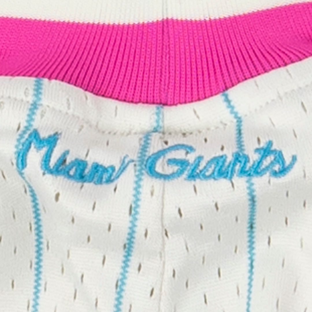 Miami Giants Vintage Inspired NL Replica Pinstripe Mesh Shorts