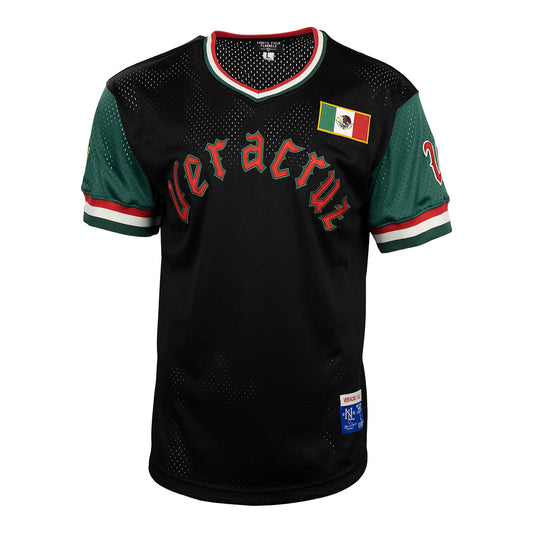 Veracruz Azules Vintage Inspired Replica V-Neck Mesh Jersey