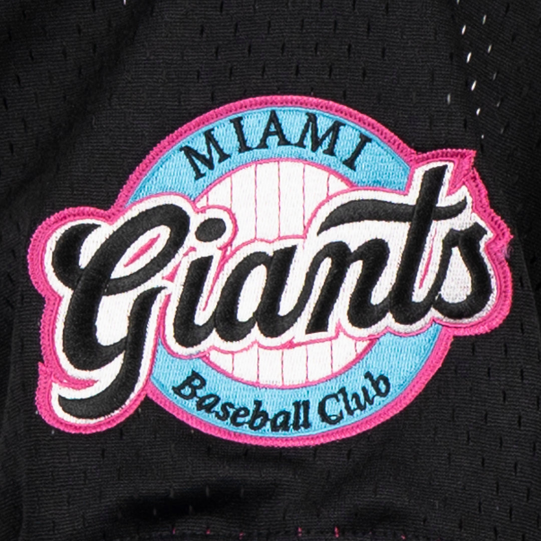 Miami Giants Vintage Inspired NL Replica V-Neck Mesh Jersey