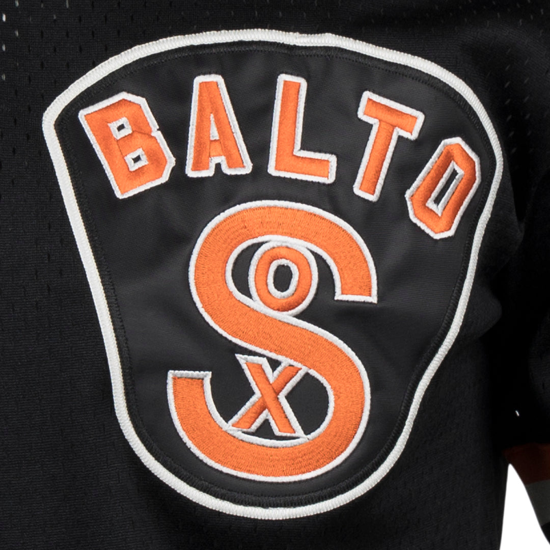 Baltimore Black Sox Vintage Inspired NL Replica V-Neck Mesh Jersey